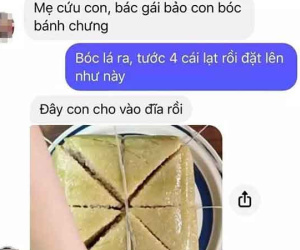 Ra mắt nhà người yêu được nhờ cắt bánh chưng, cô gái rút điện thoại cầu cứu mẹ đẻ và cái kết không ai 'độ' nổi