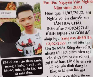 Hành trình mất tích kỳ lạ của nam sinh xấu số khi từ quê vào TP.HCM nhập học