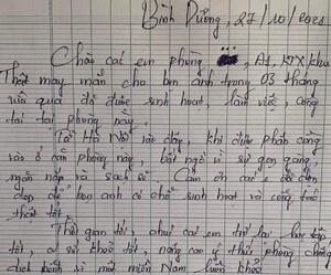 Đốn tim trước bức thư bác sĩ Học viện Quân y gửi cho sinh viên tại ký túc xá ĐH Quốc gia TP.HCM