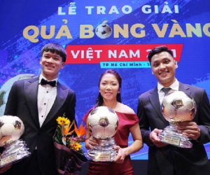 Hoàng Đức giành Quả Bóng Vàng Việt Nam 2021