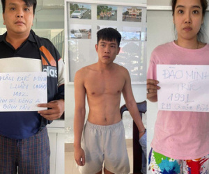 CSGT Khánh Hòa bắt giữ 4 nghi phạm giết người đang tháo chạy