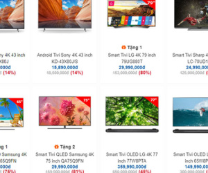 Đại hạ giá đầu năm: Tivi giảm hơn 80%, iPhone 13 hạ cả triệu