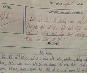 Học sinh lớp 7 làm văn tả bố đạt 9,5 điểm khiến dân mạng rơi nước mắt, đến cô giáo cũng phải thốt lên: Em nên để bố đọc bài này!
