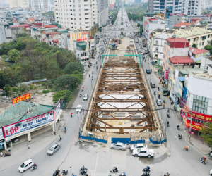 Toàn cảnh dự án hầm chui 700 tỷ đồng ở Hà Nội dần hình thành