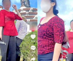 Đi chùa đầu năm mà đứng cả buổi cũng không chụp được hình tử tế, cô gái nói một câu khiến dân tình xúm vào mắng: 'Thế thì ở nhà đi!'