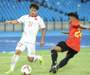 HLV U23 Timor Leste 'ngả mũ' trước tinh thần quả cảm của tuyển Việt Nam