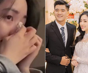 Vợ Hà Đức Chinh bật khóc sau đám cưới 3 ngày, chuyện gì đây?