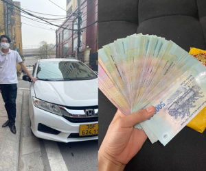Đánh rơi phong bao tiền, người phụ nữ sửng sốt vì cuộc gọi bất ngờ của tài xế taxi: 'Sao để quên nhiều tiền thế, ở đâu để anh chạy qua trả lại?'