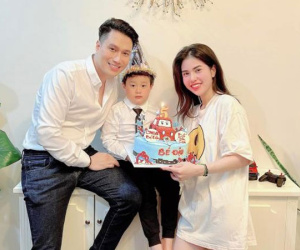 Việt Anh hội ngộ cùng vợ cũ mừng sinh nhật con trai tròn 5 tuổi: 'Con không bao giờ cảm thấy lạc lõng hay cô đơn'