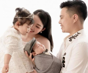 'Cô dâu đeo vàng trĩu cổ ở Nam Định' lần đầu khoe quý tử cực đáng yêu