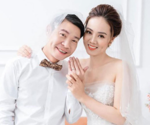 Bị đồn 'rạn nứt tình cảm' chỉ vì 1 đoạn status, bà xã kém 15 tuổi của NS Công Lý lên tiếng