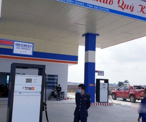 Đình chỉ hoạt động cây xăng bán nước lã ở Hải Dương