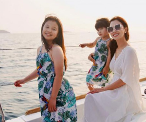 Jennifer Phạm cùng chồng doanh nhân đưa các con đi du lịch, nhan sắc trẻ trung và xinh đẹp của 'bà mẹ 4 con' gây chú ý