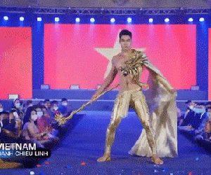 Đại diện Việt Nam toang quốc phục, lộ vòng 3 chung kết Mister Global