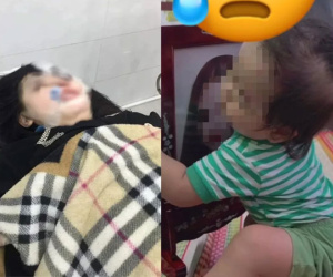 Vụ cô gái tử vong sau phẫu thuật thẩm mỹ: Xót xa khoảnh khắc bé gái 1 tuổi ôm hôn di ảnh người mẹ trẻ