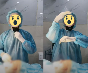 Dân mạng đào lại clip bác sĩ tháo khẩu trang và nhảy theo nhạc TikTok khi đang PTTM, phát hiện chính là nơi cô gái nâng mũi rồi tử vong
