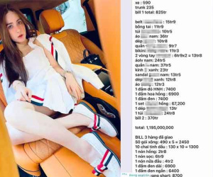 Sốc hóa đơn 1 lần mua sắm 'sương sương' của Đoàn Di Băng