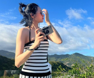 Hiền Hồ khoe dáng cực nuột ở resort 6 sao tại Ninh Thuận