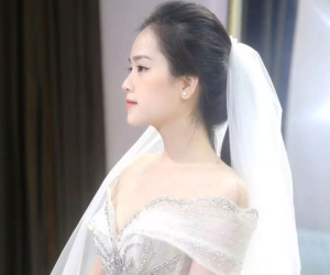 Ảnh cưới bồ cũ Quang Hải với bạn trai nổi tiếng