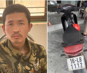 Đang ngồi ăn sáng thì bị cướp dí dao, cướp xe máy
