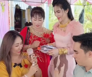 Nữ đại gia TikTok gây choáng khi tặng cháu ngập vàng ngày cưới