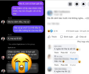 Vừa khoe 'thoát ế' bạn gái đã vội 'bốc hơi', anh chàng khóc không ra nước mắt vì mẹ quá 'lầy lội'