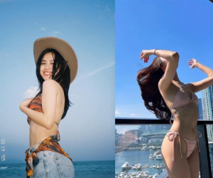 Hot girl tung ảnh diện bikini chào hè 2022: Hàn Hằng siêu hot nhưng vẫn chưa bằng bạn gái cũ Rocker Nguyễn