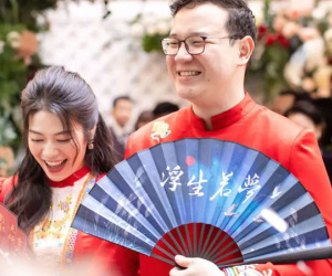 Em chồng rich kid Hoa hậu Thu Thảo lấy vợ, nhan sắc cô dâu gây sốt