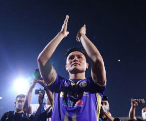 Quang Hải khóc khi nói lời chia tay Hà Nội FC: ‘Tôi sẽ không nói tạm biệt, mà là hẹn gặp lại’
