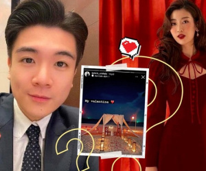Chỉ một chi tiết, dân tình lại nghi vấn Hoa hậu Đỗ Mỹ Linh hẹn hò nghỉ lễ cùng thiếu gia nhà bầu Hiển