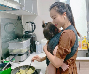 Trước ly hôn, Á hậu Hoàng Oanh từng stress vì chăm con, 10h tối vẫn rửa chén