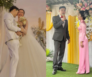Muôn kiểu tổ chức đám cưới sao Việt: Người chi tiền tỷ làm 'tiệc cổ tích', người giản dị rước dâu bằng đò