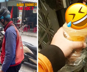 Mang đồ uống đến nơi nhưng khách lại bị nhốt trong nhà, shipper đưa ra phương án giải quyết khiến dân tình cười xỉu vì quá dễ thương