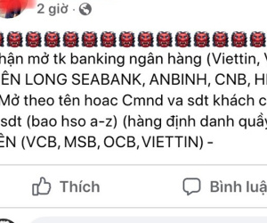 Cảnh báo nạn nhái tên tài khoản ngân hàng để lừa đảo