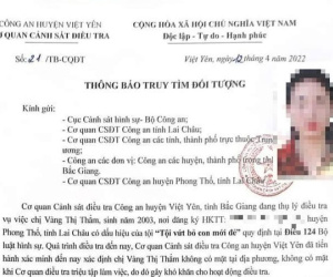 Cô gái vứt bỏ con mới đẻ ra trình diện công an
