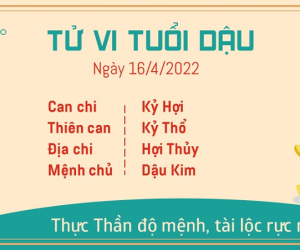 Tử vi Thứ Bảy ngày 16/04/2022 của 12 con giáp: Thân đề phòng bị lừa, Dậu đón tài lộc