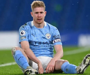 Kevin De Bruyne có thể lỡ đại chiến vì chấn thương: Gót Achilles đe dọa giấc mơ 'ăn ba' của Man City
