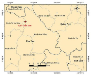 10 trận động đất liên tiếp trong ba ngày ở huyện miền núi Tây Nguyên