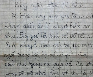Bản kiểm điểm có từ 40 năm trước bất ngờ được đào lại, hóa ra tuổi thơ của thế hệ trước dữ dội vô cùng
