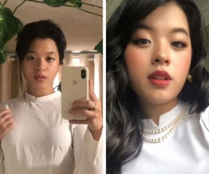 Con gái út NSƯT Chiều Xuân khéo léo đáp trả khi bị chê bai nhan sắc trong tạo hình áo dài