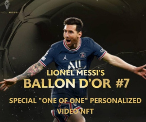 PSG ra mắt NFT kỷ niệm Quả bóng vàng thứ 7 của Messi