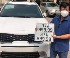 Bộ Công an đề xuất đấu giá biển số xe, giá khởi điểm 40 triệu đồng