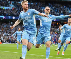 Bàn thắng ở giây 94 của De Bruyne đi vào lịch sử Champions League