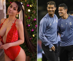 Ronaldo từng mai mối James với siêu mẫu nội y nóng bỏng