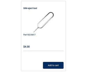 Apple bán que đẩy thẻ SIM với giá 4 USD