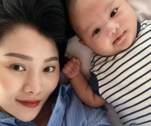 Em gái Quang Vinh đưa hai nhóc tỳ đi du lịch, gương mặt bụ sữa khiến dân mạng 'lụi tim'
