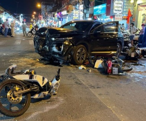 Vụ ôtô tông hàng loạt xe máy ở Thủ Đức: Vẫn còn nồng độ cồn trong máu dù sau gần 1 ngày mới ra trình diện
