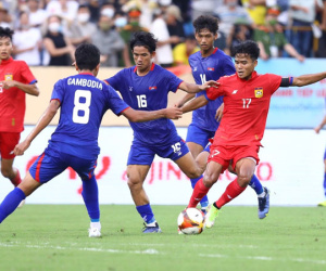 U23 Campuchia thắng đậm U23 Lào trong ngày ra quân tại SEA Games 31