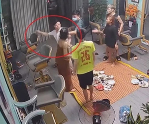 Cách chức phó công an phường đánh phụ nữ ở tiệm cắt tóc lúc nửa đêm
