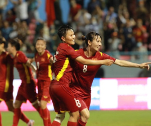 Tuyển nữ Việt Nam thắng ấn tượng ngày ra quân: 99,99% giành vé vào bán kết SEA Games